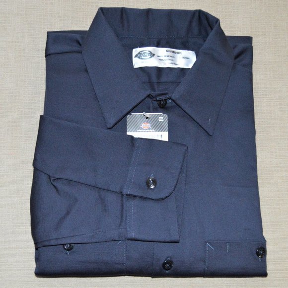 NWT Dickies LongSleeve Industrial Cotton WorkShirt - Picture 4 of 4